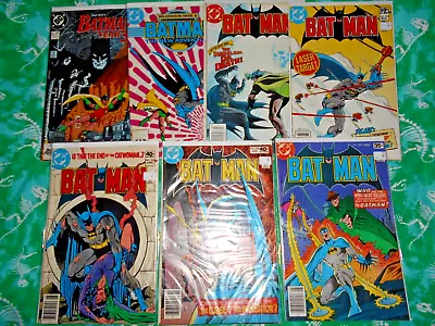 Buy Batman Comics Lot (7) Ave Fn 1978-1989 • 27.18£