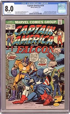 Buy Captain America #170 CGC 8.0 1974 4373202008 • 58.35£