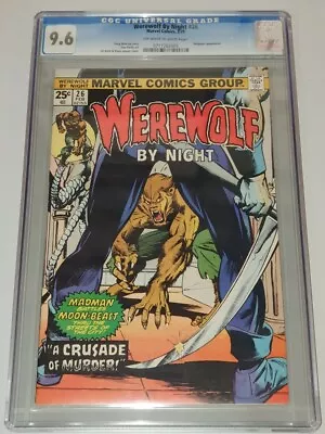 Buy Werewolf By Night #26 Cgc 9.6 Off White To White Pages Marvel Comics 1975 A (sa) • 249.99£