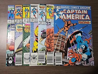 Buy Captain America Vol.1 Lot Of Seven Comic Books #'s 285,308,316,330,339,373,392 • 16.31£
