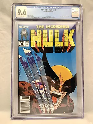 Buy Incredible Hulk 340 CGC 9.6 White Pages Newsstand 1988 McFarlane Classic Cover • 543.63£