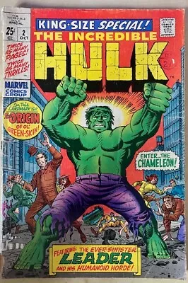 Buy Incredible Hulk King-size Special #2 (1969) • 10£