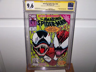 Buy AMAZING SPIDER-MAN #363 CGC 9.6 Signature Series 1992 2ND HIGHEST GRADE • 698.17£