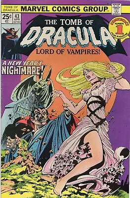 Buy Tomb Of Dracula #43 1976 No Marvel Stamp • 6.21£