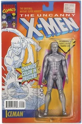 Buy Uncanny X-men 600 Rare John Tyler Christopher Action Figure B Variant Iceman Nm • 4.66£