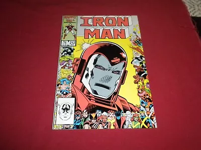 Buy BX5 Iron Man #212 Marvel 1986 Comic 9.0 Copper Age • 1.63£