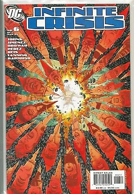 Buy Free P & P; Infinite Crisis #6, May 2006;  Touchdown  - George Perez  Cover! • 4.99£