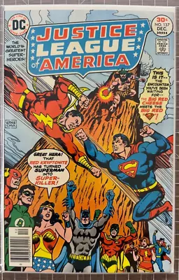 Buy JUSTICE LEAGUE OF AMERICA # 137 7.0-8.0 SUPERMAN Vs CAPTAIN MARVEL DC Comic • 24.34£