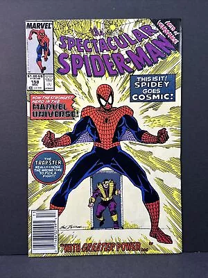 Buy Spectacular Spider-Man # 158 1989 Marvel Newsstand NM- 9.2 Cosmic Spidey • 12.57£