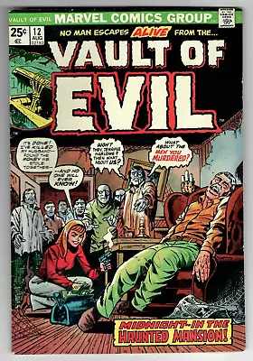 Buy Vault Of Evil # 12 (6.5) 8/1974 Marvel/Atlas  25c Bronze-Age Horror 🚚 • 12.04£