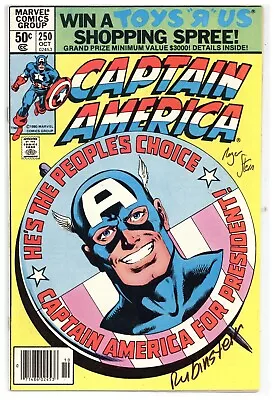 Buy Captain America   # 250   FINE   October 1980    SIGNED By 2 Creators • 27.18£