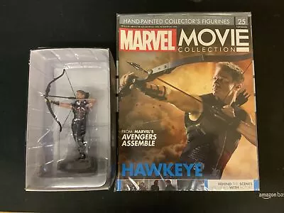 Buy Eaglemoss Marvel Movie Collection Figurine & Magazine #25 Hawkeye 2017 • 9.99£