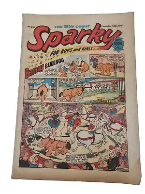 Buy Sparky - Vintage Weekly Magazine For Boys And Girls No. 361, 18th December 1971 • 5.99£