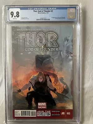 Buy Thor: God Of Thunder #2 CGC 9.8 • 80£