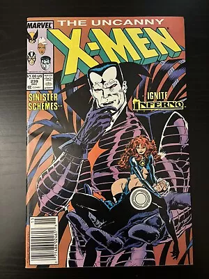 Buy Uncanny X-Men 239 Marvel 1988 1st Cover & 2nd App. Mr Sinister Newsstand • 13.19£