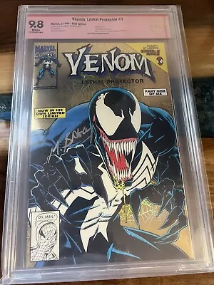 Buy Venom: Lethal Protector #1 Gold Variant CBCSGraded 9.8 Signed Bagley White Pages • 1,261.99£