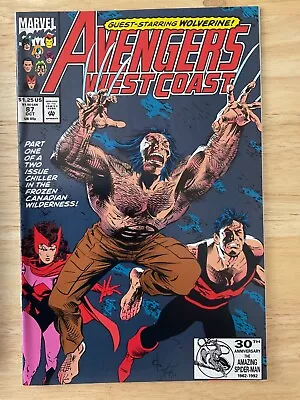 Buy Avengers West Coast  # 87 NM 9.4 • 1.55£