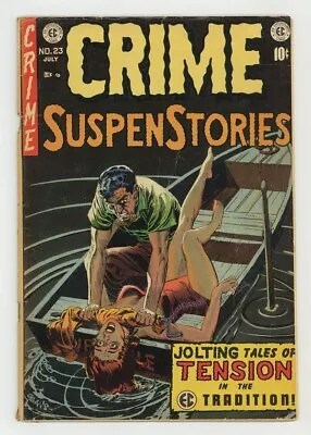Buy Crime SuspenStories #23 GD+ EC 1954 *Strangulation! Senate Hearing Content* READ • 368.89£