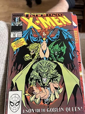 Buy The Uncanny X-Men #241 Comic (1989) Origin Of Madelyne Pryor Goblin Queen USED • 4£