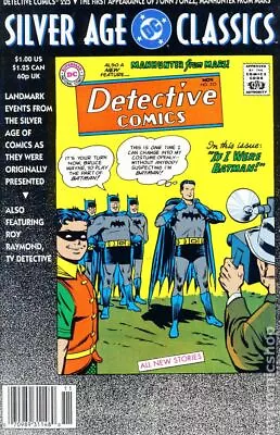 Buy DC Silver Age Classics Detective Comics #225 FN 1992 Stock Image • 2.10£