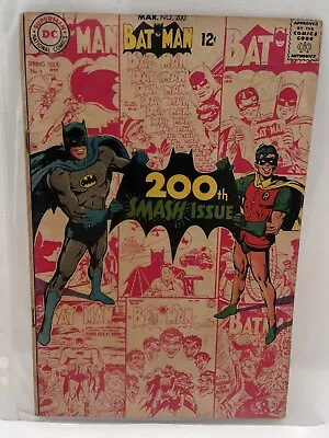 Buy Batman #200 FN 200th Smash Issue 1st Neal Adams Batman, 1969 • 49.99£