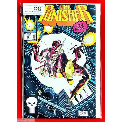 Buy The Punisher # 62 He's Back!  1 Marvel Comic Book Bag And Board 1992 (Lot 2090 • 7£