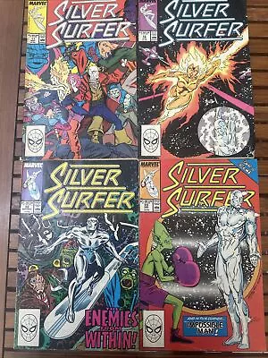 Buy Silver Surfer  #11,12,32,33  2nd Series. 1988.  Marvel Comics. • 4£