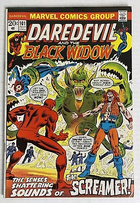 Buy DAREDEVIL #101  “ANGAR THE SCREAMER  High Grade Black Widow Marvel Bronze Age • 27.17£