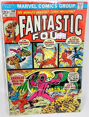 Buy Fantastic Four #140 Annihilus Origin *1973* 6.0 • 7.06£