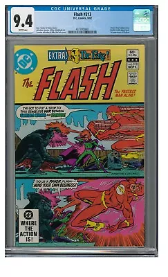 Buy Flash #313 (1982) Bronze Age DC 1st Psykon CGC 9.4 White Pages PX142 • 34.13£