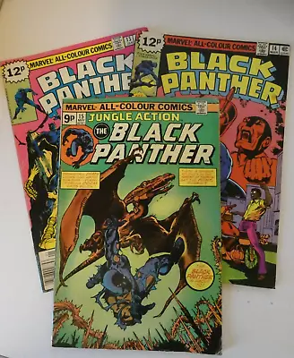 Buy BLACK PANTHER #13, 14 And 15 Marvel Comics In Great Condition • 10£