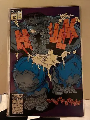 Buy Incredible Hulk #345 FILE COPY The Leader Todd MdFarlane Art 1988 • 38.83£