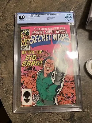 Buy Marvel Super Heroes Secret Wars #12 Marvel 1985 Direct Edition CBCS 8.0 Like CGC • 25.24£