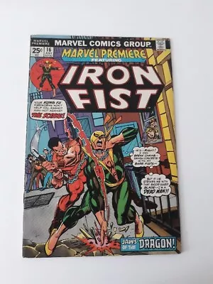 Buy Marvel Premiere Featuring Iron Fist 2nd Apperance # 16 Marvel 1974 • 21.75£