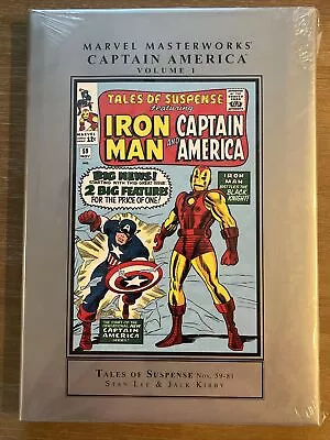 Buy Marvel Masterworks Captain America Volume 1 HC 59-81 New Sealed & Bagged • 19£