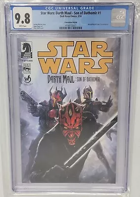 Buy Star Wars Darth Maul Son Of Dathomir #1 Wizard World Exclusive LE 1000 CGC 9.8  • 621.62£