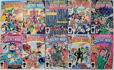 Buy Marvel Super Heroes Secret Wars Lot (10) #1-12* VF To NM Mike Zeck High Grade • 194.15£