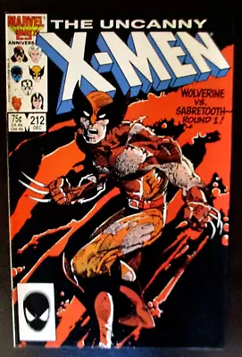 Buy The Uncanny X-men #212 ~ Marvel Comics 1986 ~ Vf ~  Wolverine Vs. Sabretooth  • 13.98£