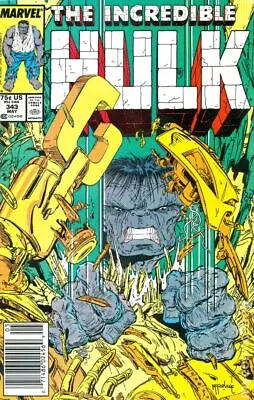 Buy Incredible Hulk #343 VF 8.0 1988 Stock Image • 30.29£