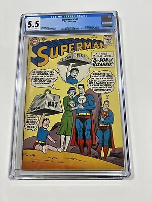 Buy Superman 140 Cgc 5.5 Ow/w Pages Dc Comics 1960 • 155.31£