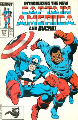 Buy Captain America (1968) # 334 (8.0-VF) New Bucky (Lemar Hoskins), Taskmaster 1987 • 10.80£