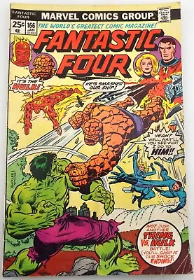 Buy Marvel - Fantastic Four Comic Book - Issue #166 - Jan 1976 • 11.64£