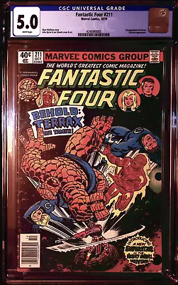 Buy Fantastic Four 211 CGC 5.0 1st Terrax • 38.82£