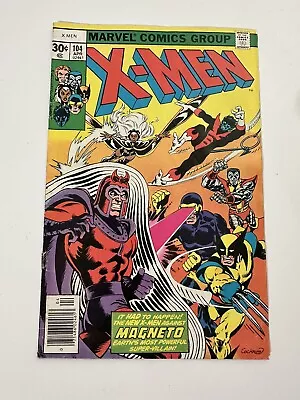 Buy UNCANNY X-MEN #104 MARVEL COMICS 1977 1st APPEARANCE OF THE STARJAMMERS • 101.06£