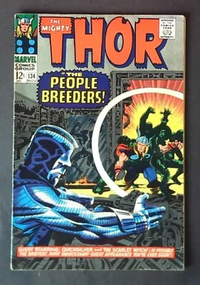 Buy THOR #134 (1966) - 1st App High Evolutionary - FAIR/GOOD (2.0) - Back Issue • 44.99£