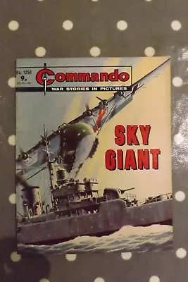 Buy COMMANDO COMIC WAR STORIES IN PICTURES No.1250 SKY GIANT GN2550 • 7.99£