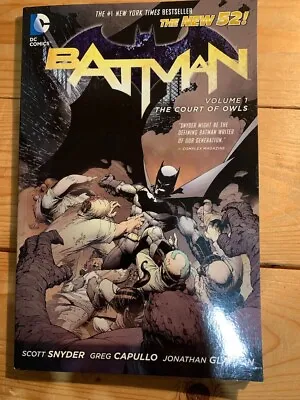 Buy Batman Vol. 1: The Court Of Owls (The New 52) By Scott Snyder (Paperback, 2012) • 5.50£