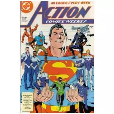 Buy Action Comics #601  - 1938 Series DC Comics NM Minus Full Description Below [a' • 2.46£