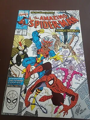 Buy The Amazing Spider-Man #340 Marvel Comics 1990 1st Femme Fatales / Chameleon  • 3.73£