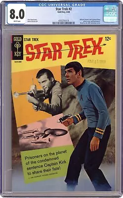 Buy Star Trek #2A Ad Back Cover 12c Cover Price CGC 8.0 1968 4392292019 • 291.23£